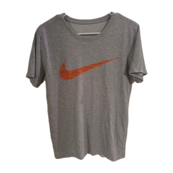 Nike Other - Nike  Athletic Tshirt Mens Size Small Dri Fit Gray With Orange Blue  Swoosh